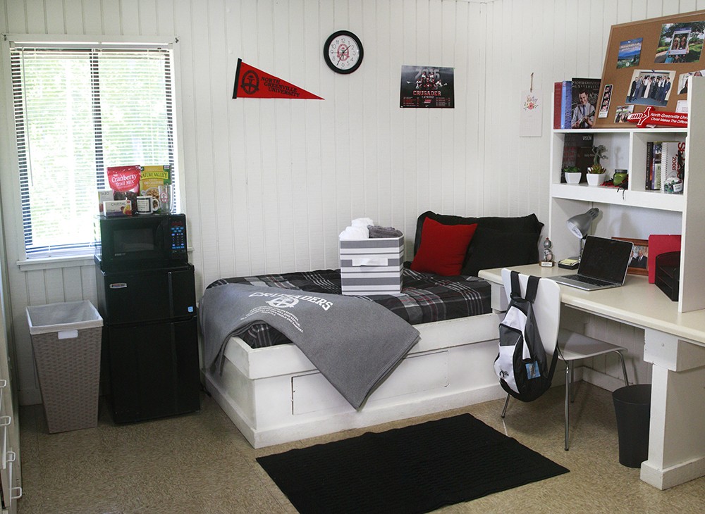 Dorm room.