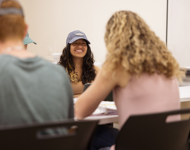 students practicing spanish in a classroom