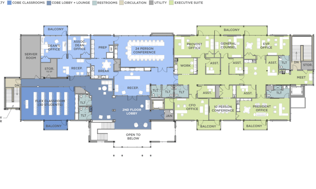 Flat floor plan 2nd floor