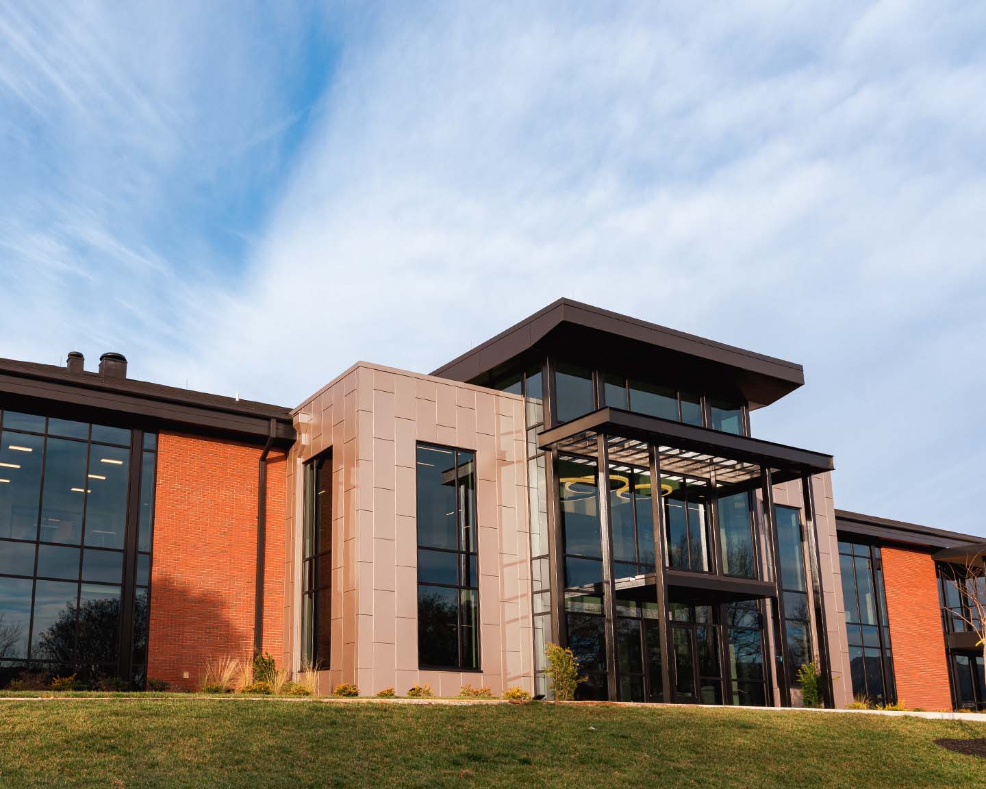 Robert W. Plaster Free Enterprise Center building exterior