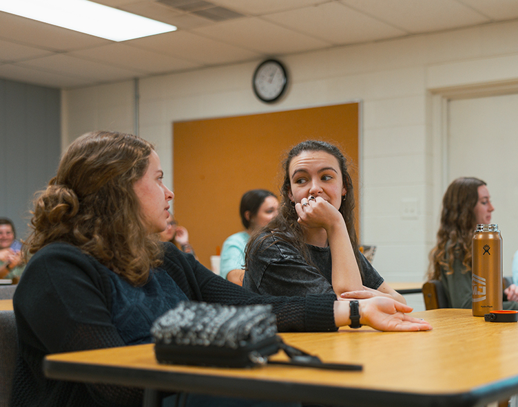 students in class
